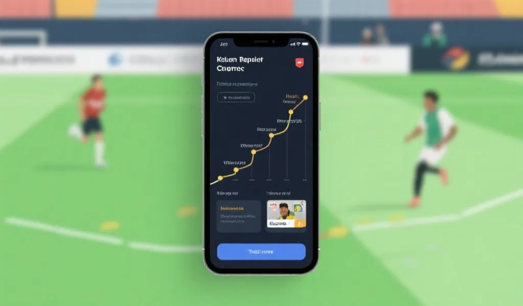 App 界面展示赛事时间线与关键回放